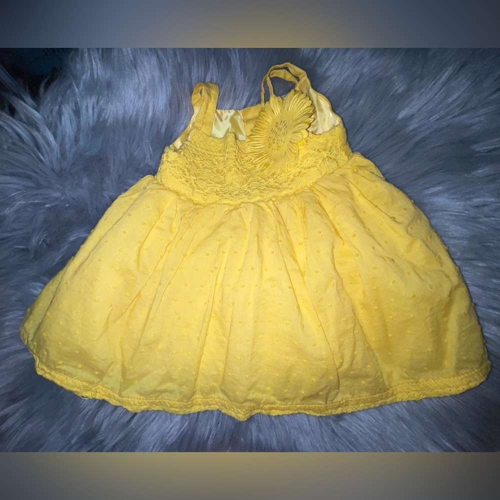 Newberry Yellow Dress Size 12 Months